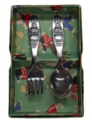 1939 Baby Spoon & Fork Set