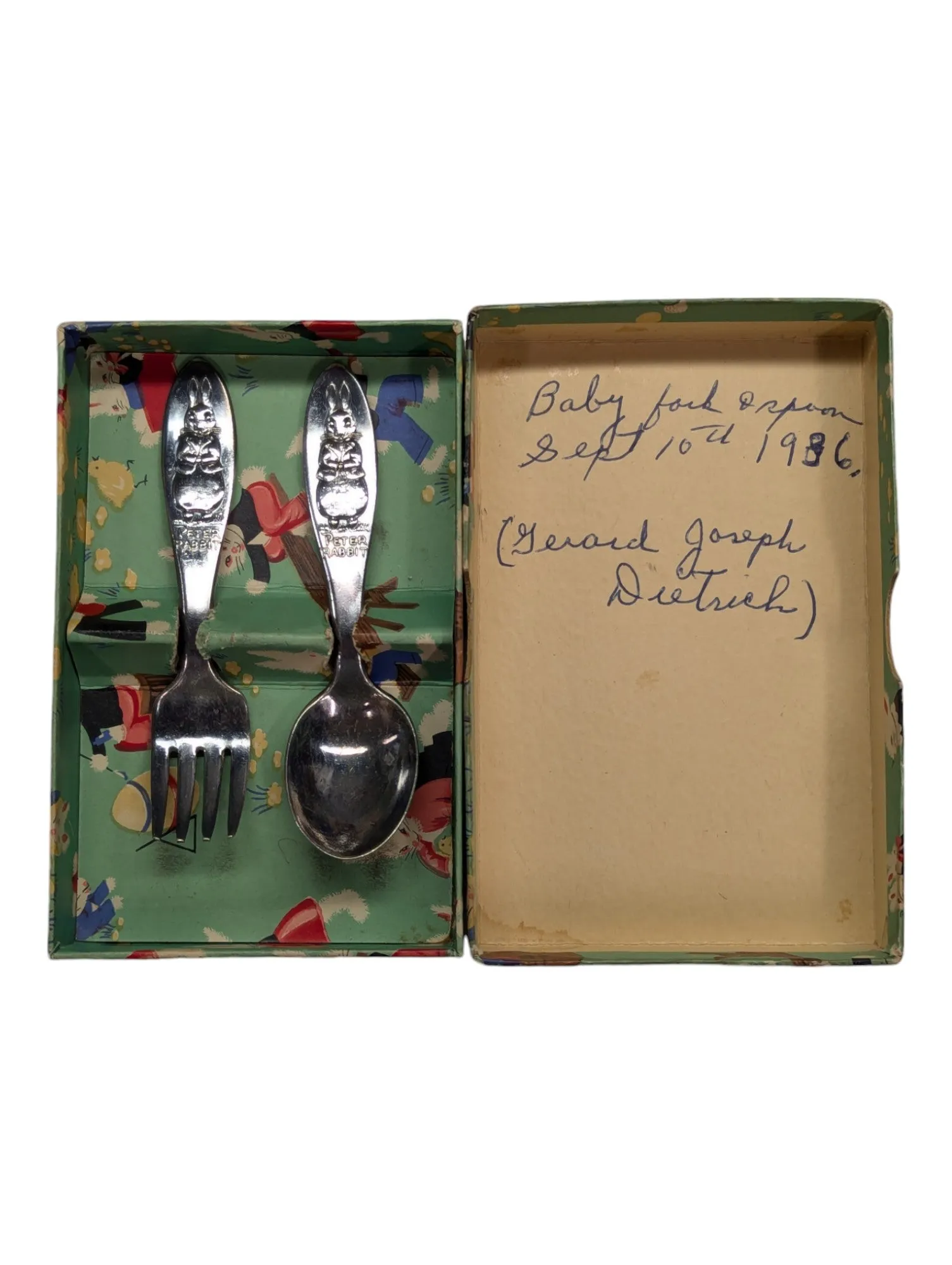 1939 Baby Spoon & Fork Set