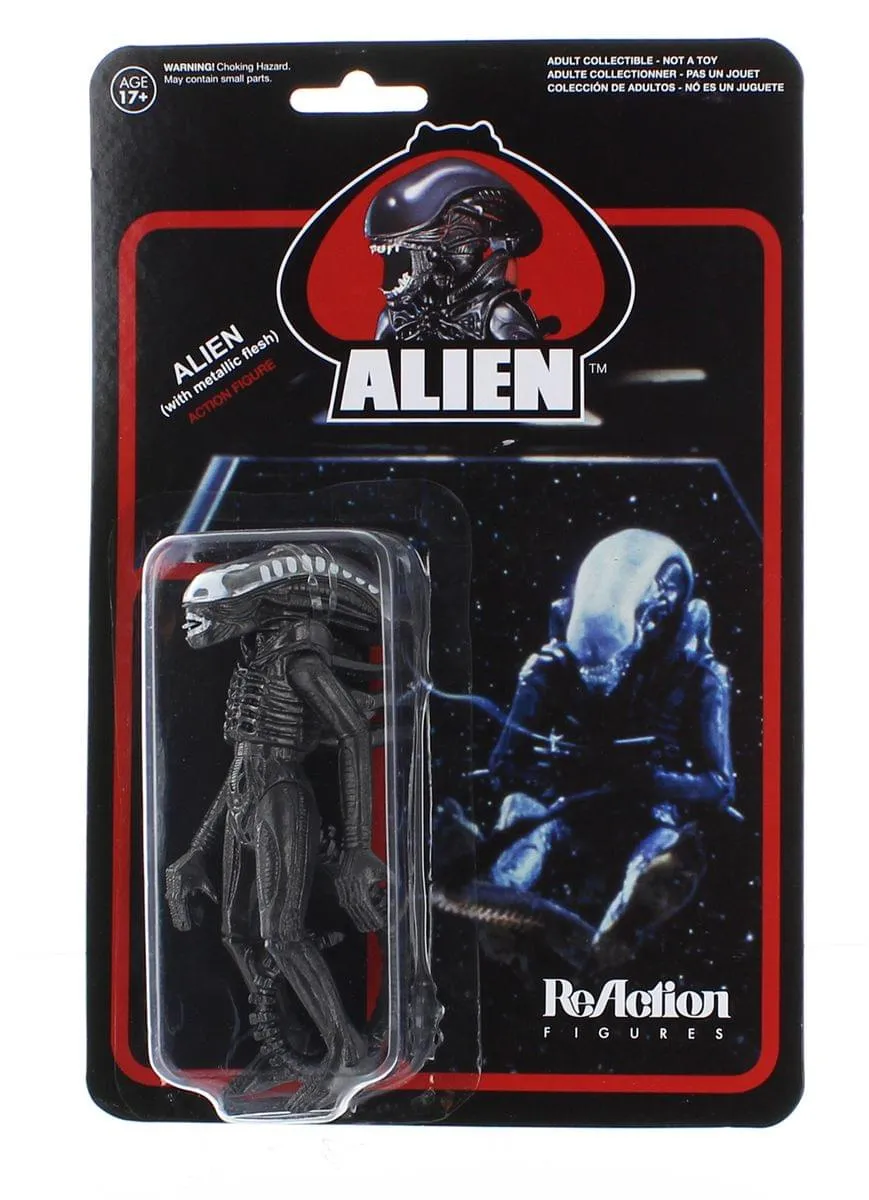 Alien Funko Reaction 3 3/4" Action Figure: Metallic Alien