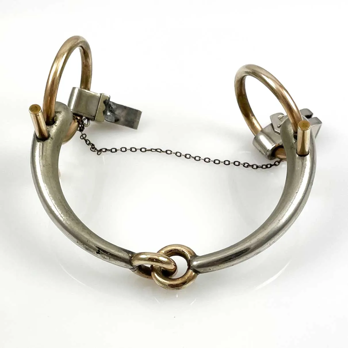 Antique French Trotteur Equestrian Horse Bit Bracelet 1930's