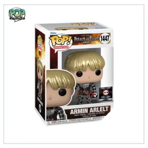 Armin Arlelt #1447 (Metallic) Funko Pop! - Attack on Titan - Chalice Collectibles Pre-Release Exclusive