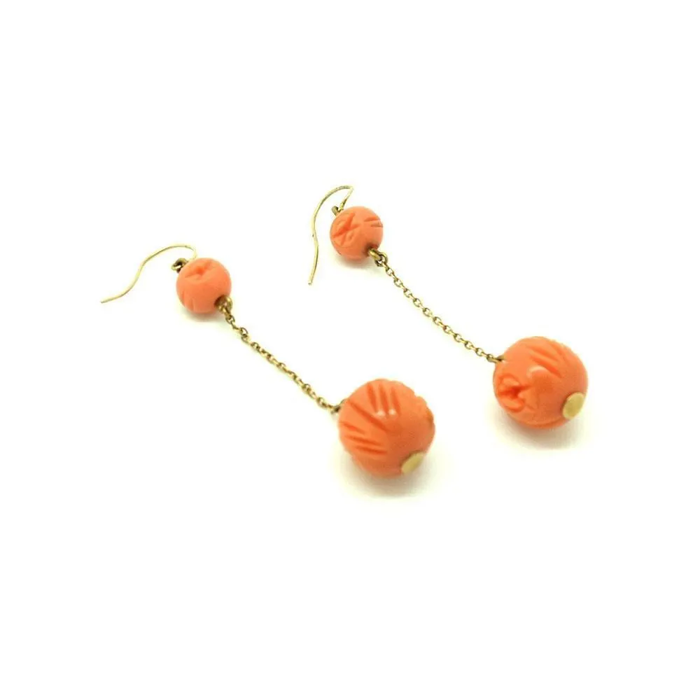 Art Deco 1920s Bakelite Drop Earrings