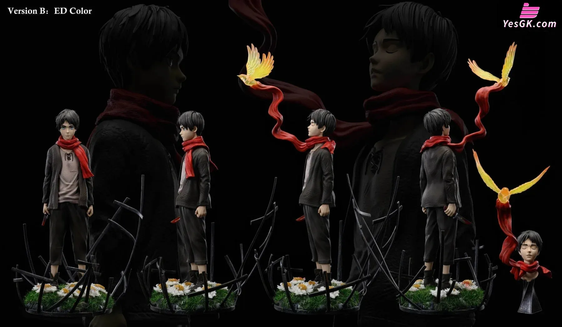 Attack On Titan Kid Eren Yeager Resin Statue - Typical Scene Studio [In-Stock]