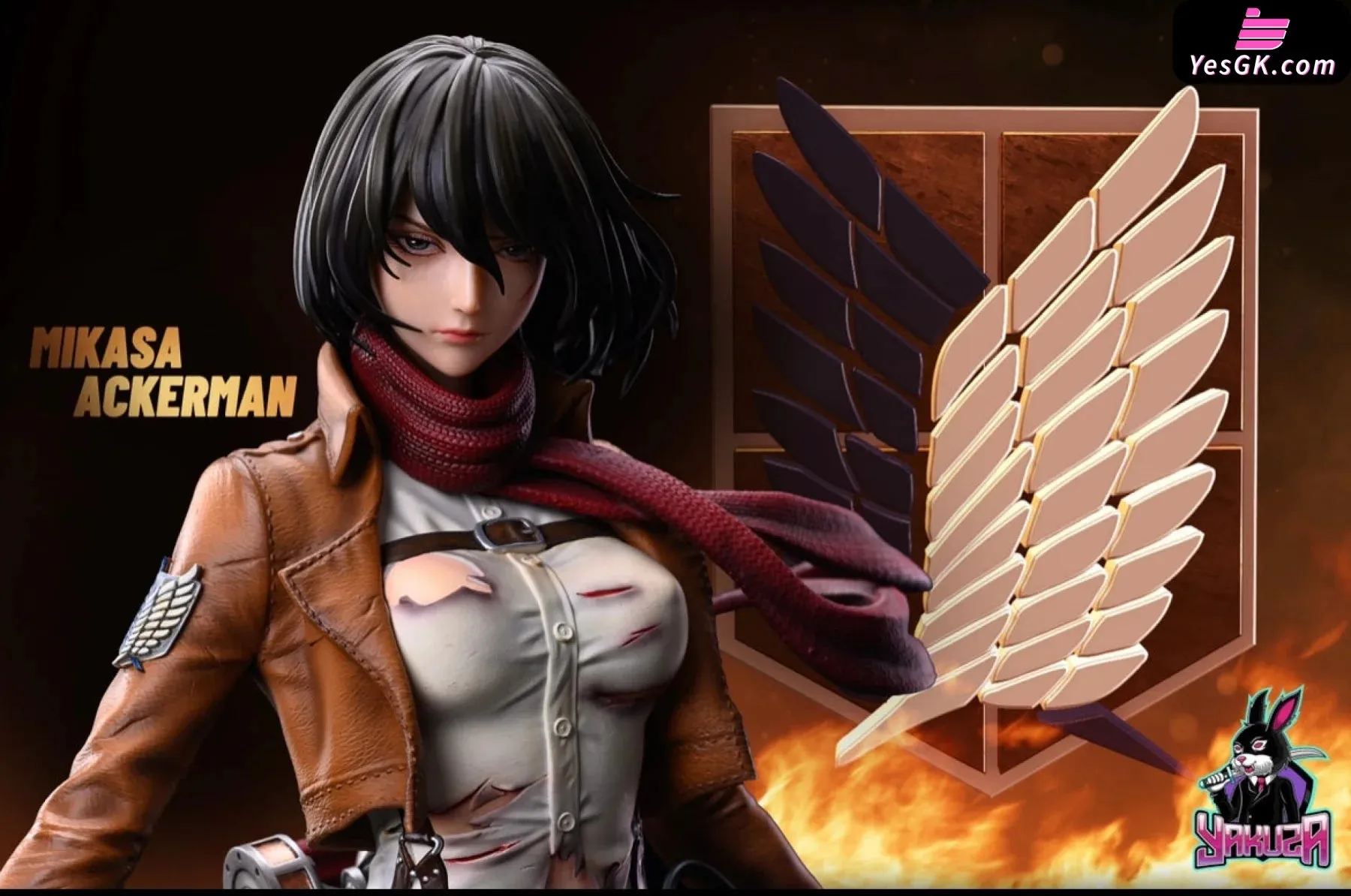 Attack On Titan Mikasa Ackerman Resin Statue - Yakuza Studio [Pre-Order Closed]