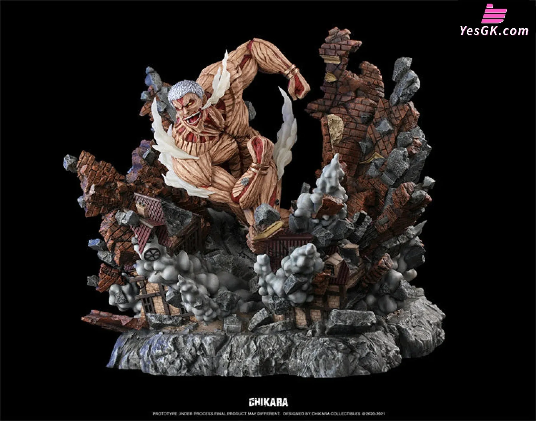 Attack On Titan Titan Series Armored Titan And Reiner Braun Resin Statue - CHIKARA Studio [In-Stock]