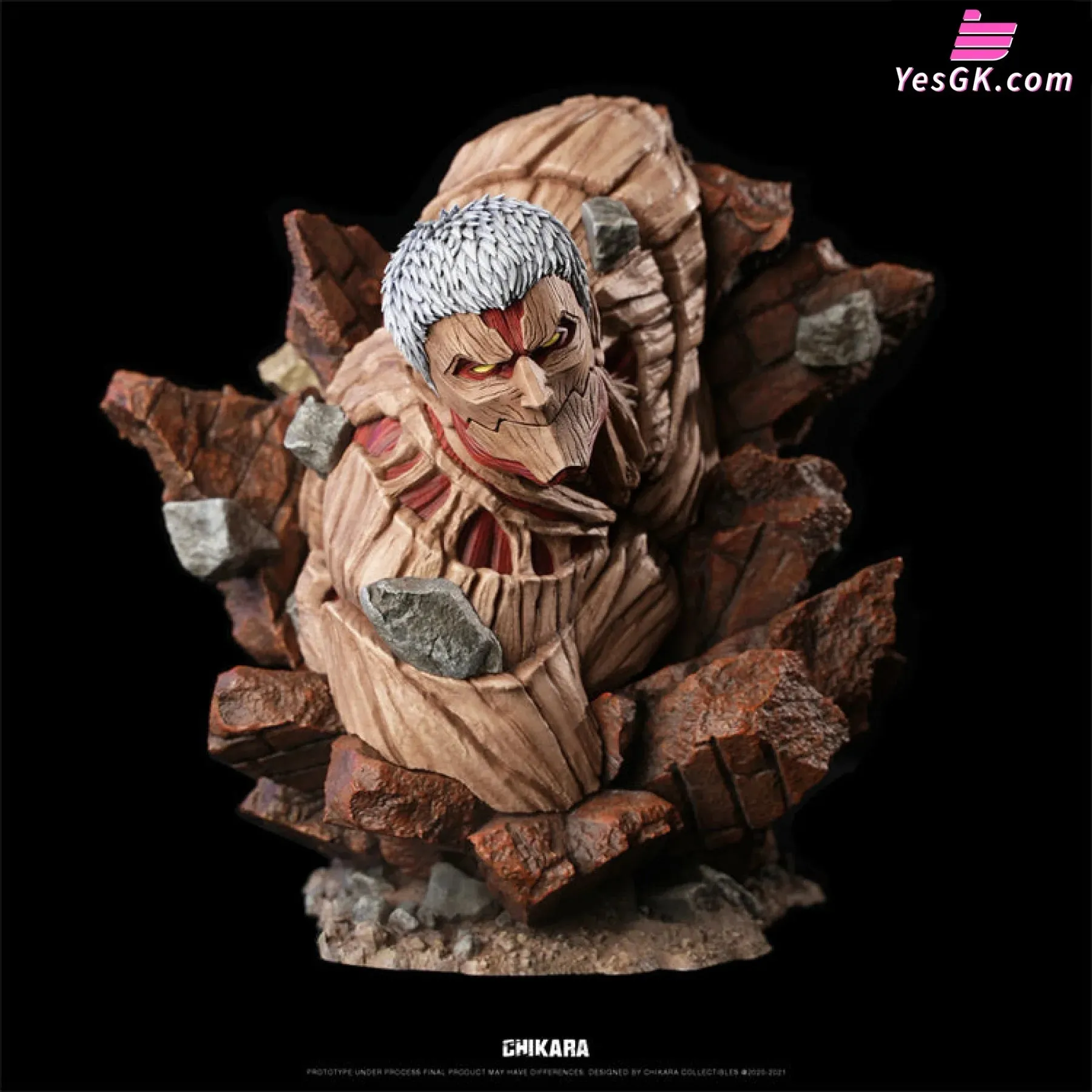 Attack On Titan Titan Series Armored Titan And Reiner Braun Resin Statue - CHIKARA Studio [In-Stock]