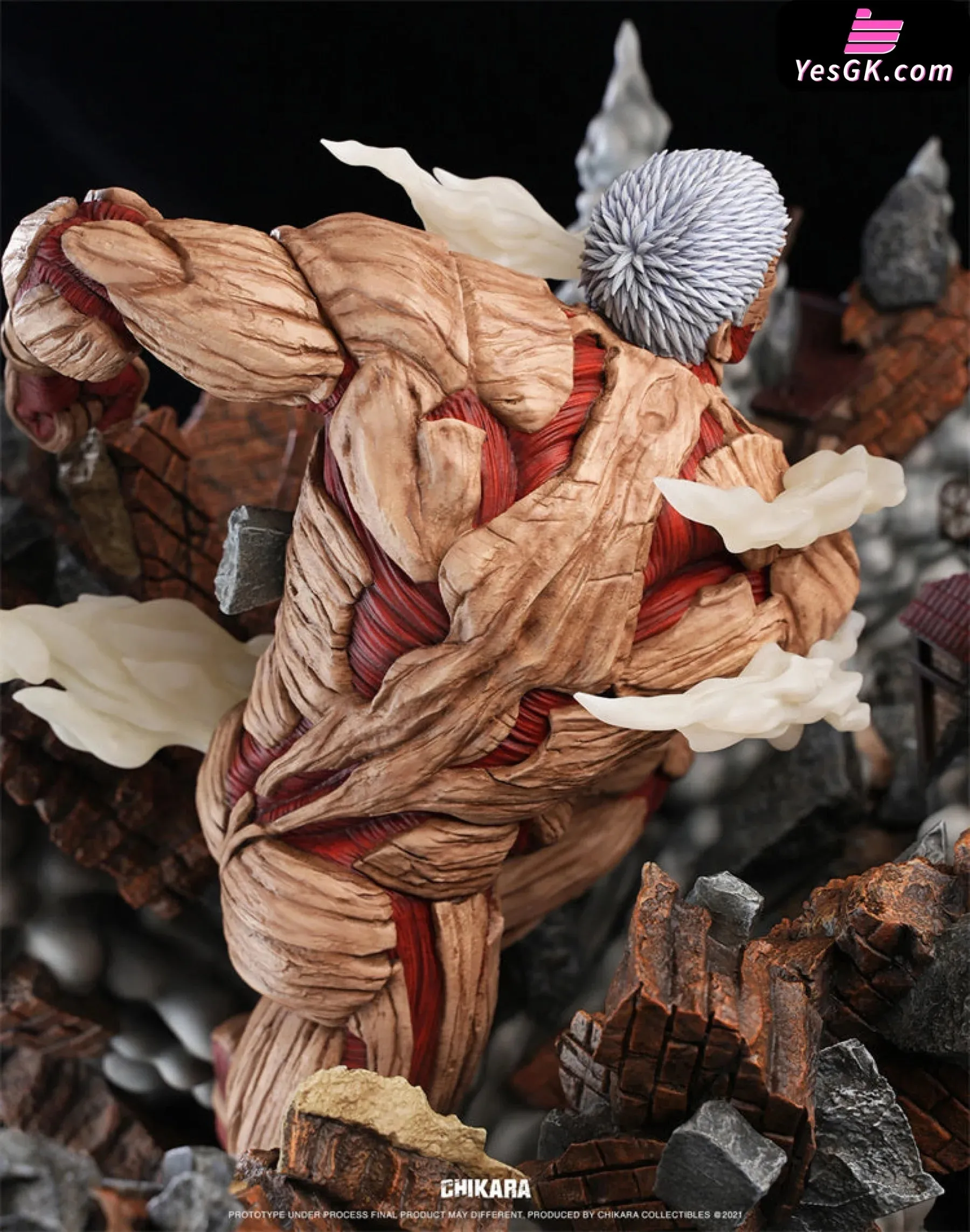 Attack On Titan Titan Series Armored Titan And Reiner Braun Resin Statue - CHIKARA Studio [In-Stock]