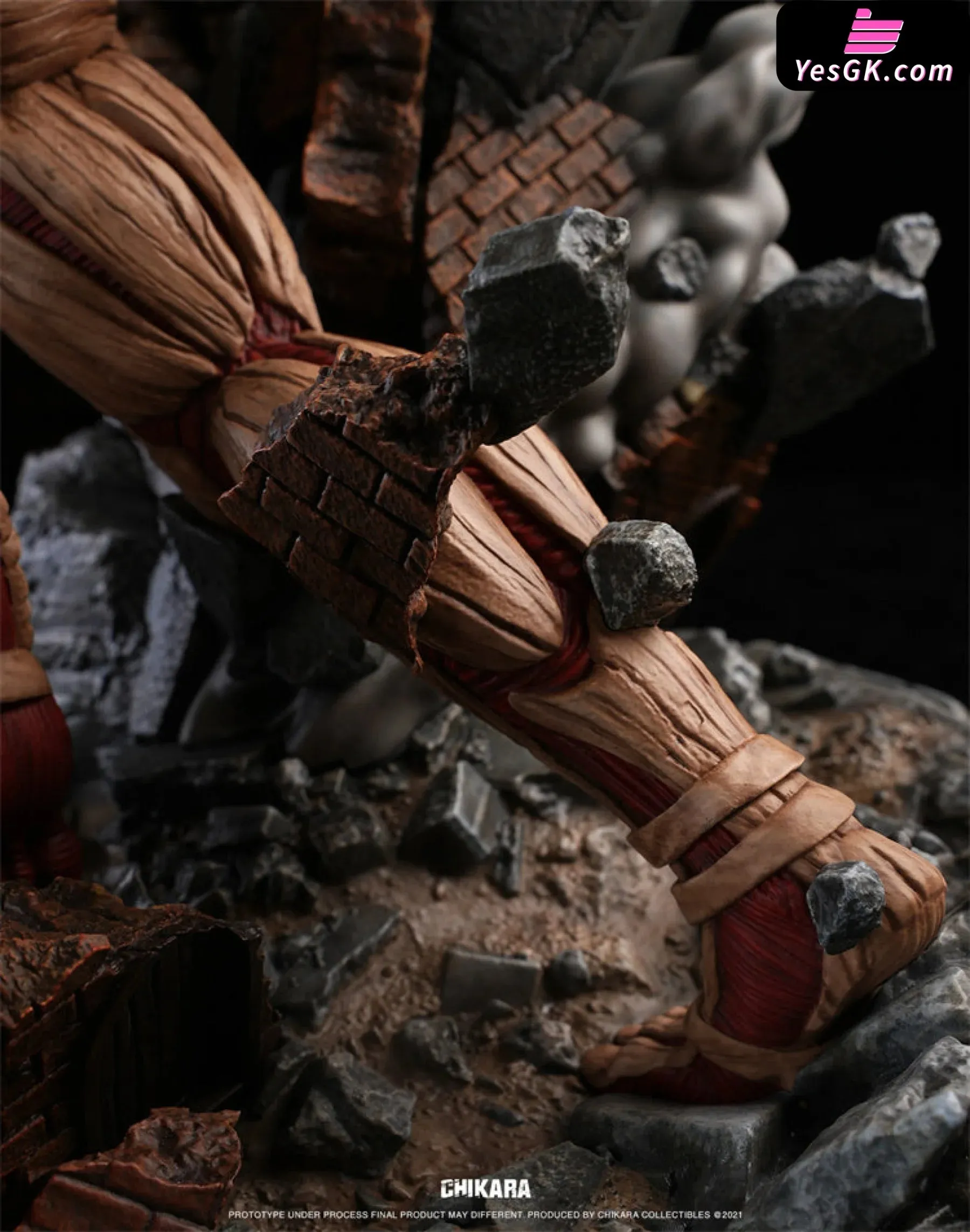 Attack On Titan Titan Series Armored Titan And Reiner Braun Resin Statue - CHIKARA Studio [In-Stock]