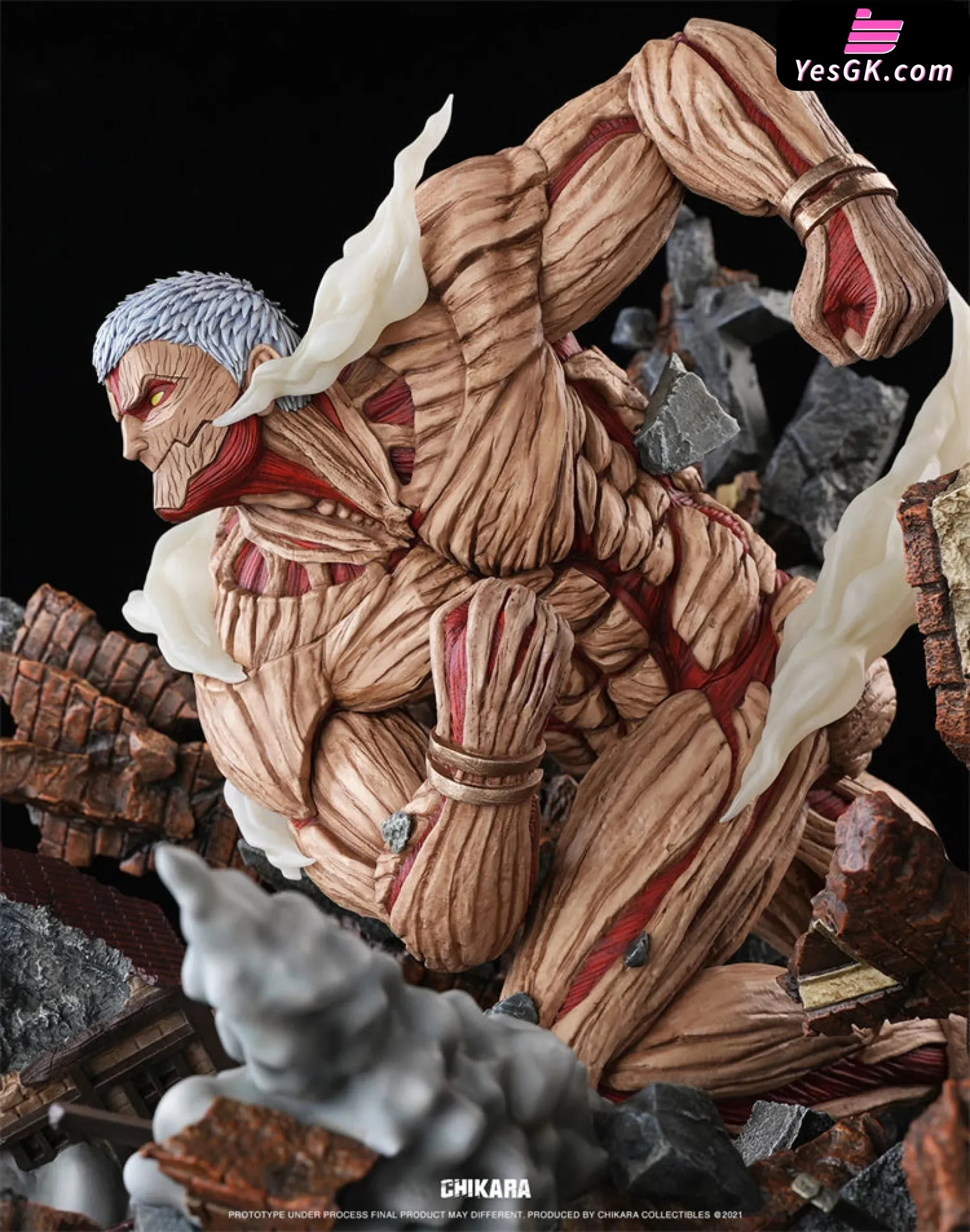 Attack On Titan Titan Series Armored Titan And Reiner Braun Resin Statue - CHIKARA Studio [In-Stock]