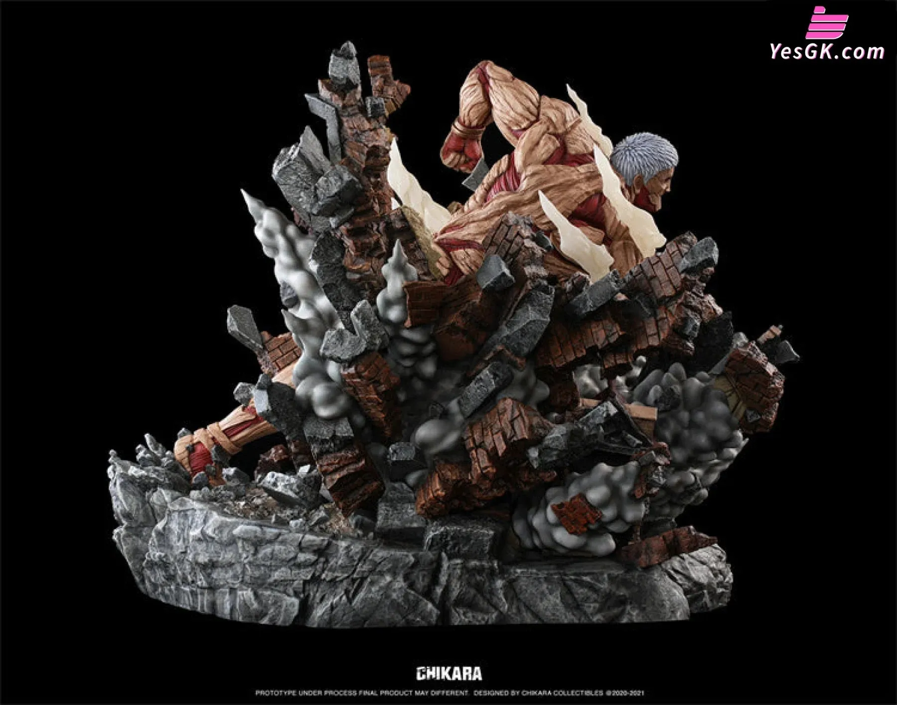 Attack On Titan Titan Series Armored Titan And Reiner Braun Resin Statue - CHIKARA Studio [In-Stock]