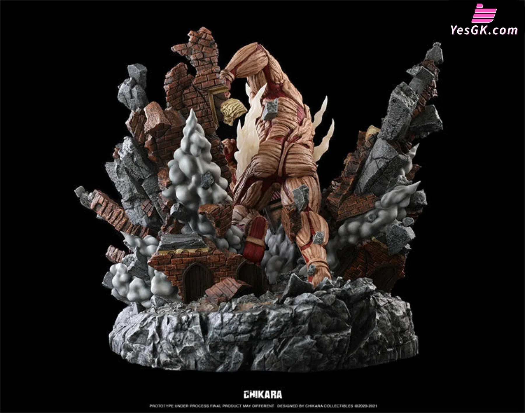 Attack On Titan Titan Series Armored Titan And Reiner Braun Resin Statue - CHIKARA Studio [In-Stock]