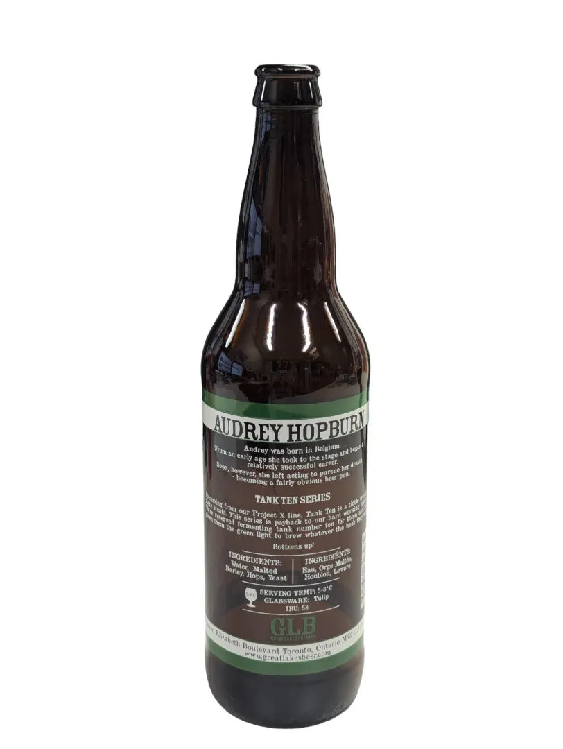 Audrey Hopburn Belgian IPA Bottle