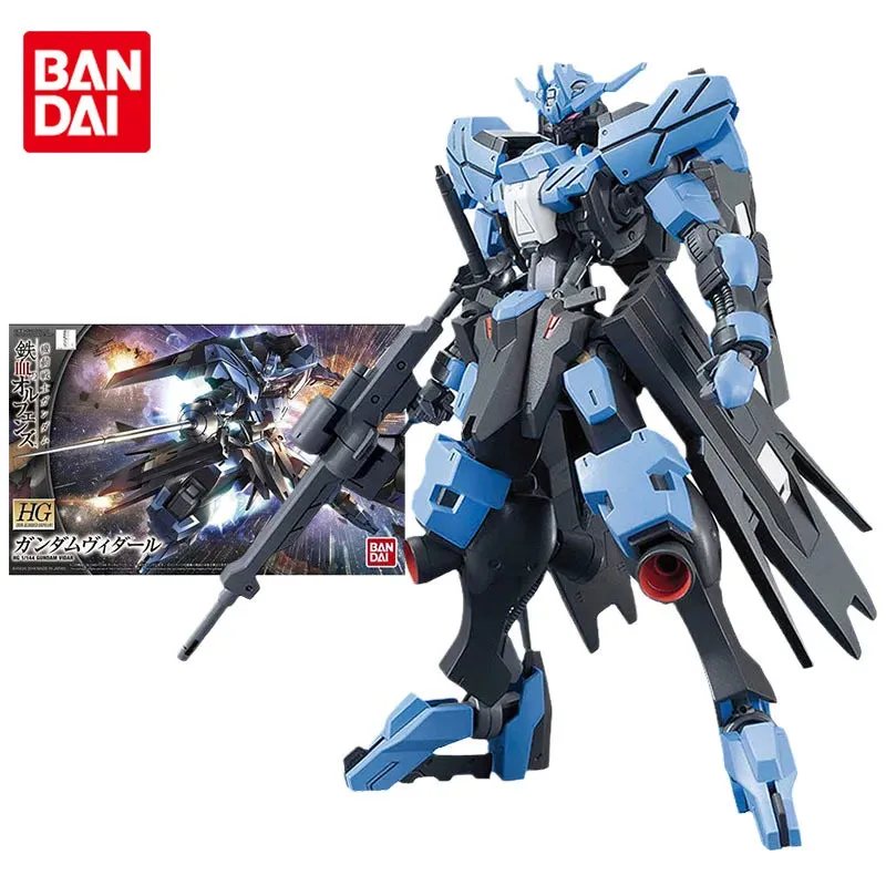 Bandai Gundam Model Kit Anime Figure HG IBO 027 1/144 Gundam Vidar Genuine Gunpla Model Anime Action Figure Toys