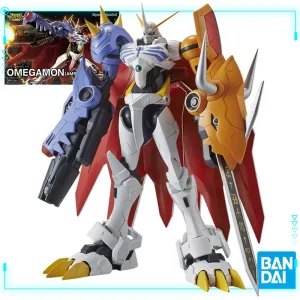 Bandai Original Genuine Figure-rise Standard Anime Digimon Adventure Royal Knights Omegamon Assembly Model Action Figures Toys