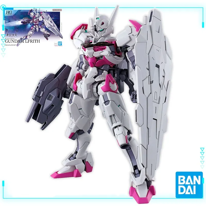 Bandai Original GUNDAM Anime THE WITCH FROM MERCURY GUNDAM XGF-02 LFRITH HG 1/144 Action Figures Toys Collectible Model Gifts