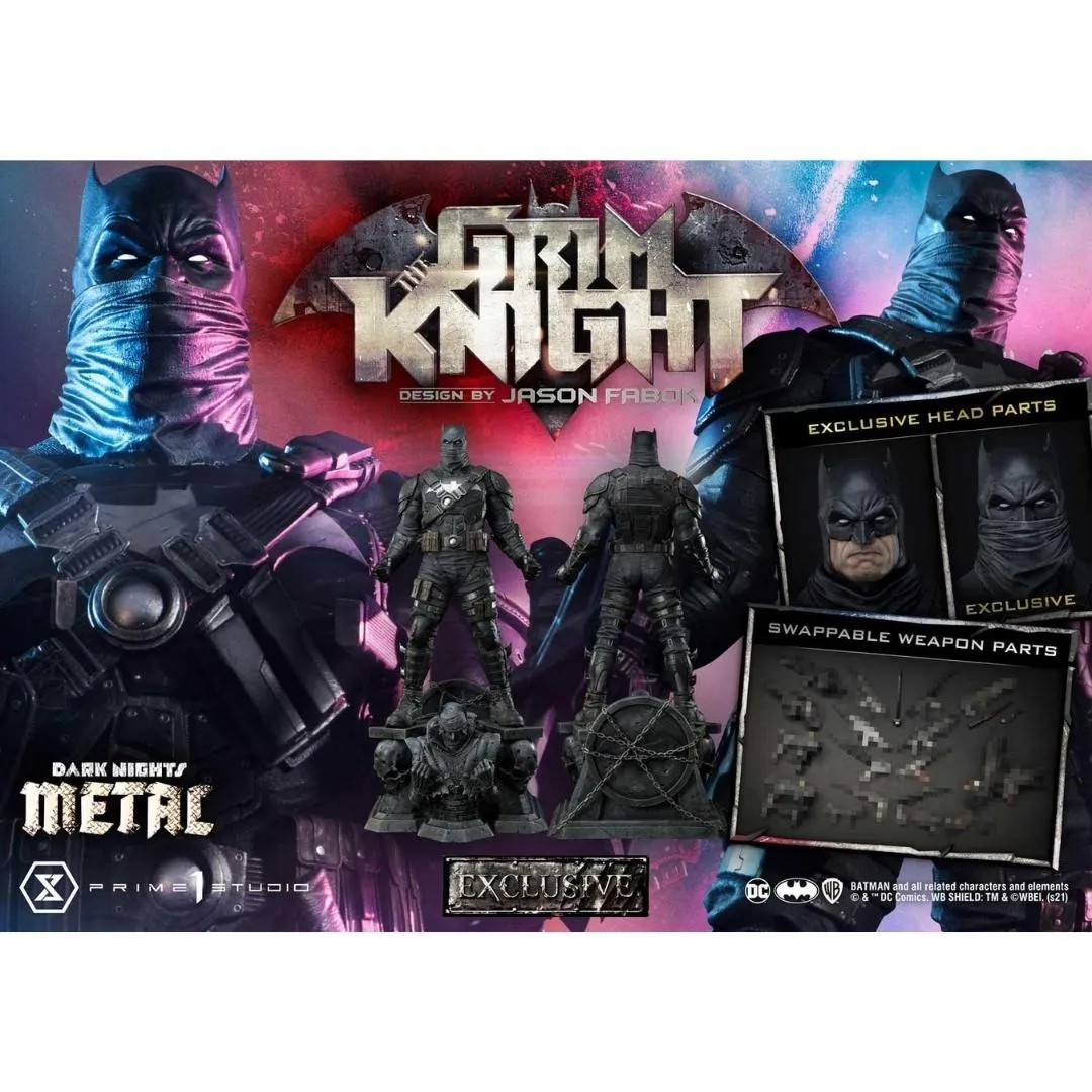 Batman Grim Knight Metal Museum Masterline Deluxe Statue by Prime 1 Studio