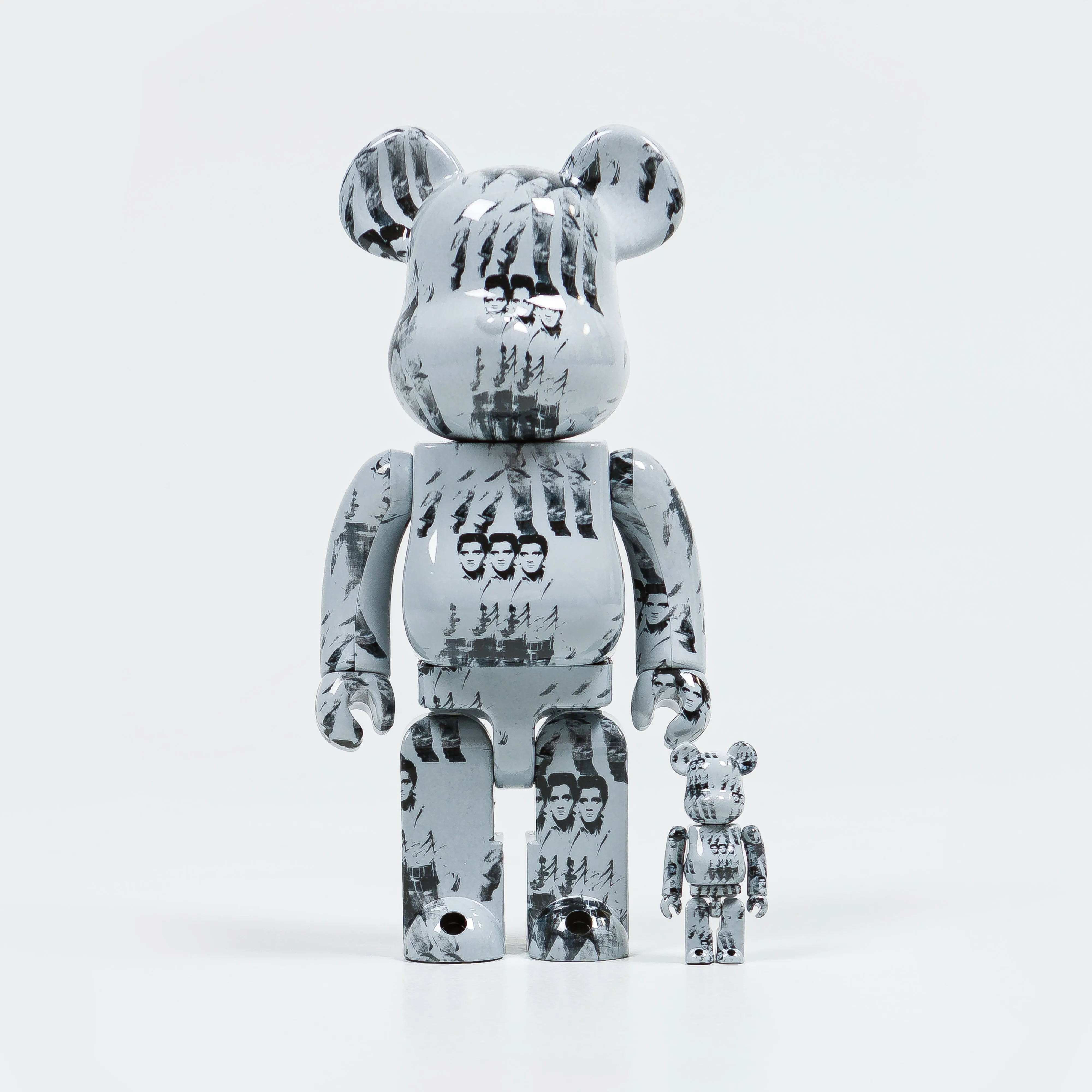 Be@rbrick × Andy Warhol 400% Set - Elvis