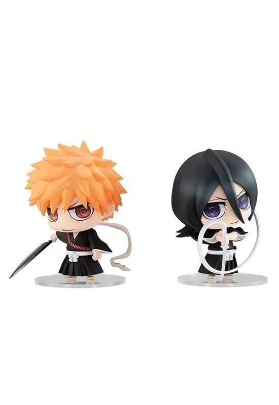 Bleach: ChimiMega Figurine Ichigo and Rukia Set of 2 with Bonus Card