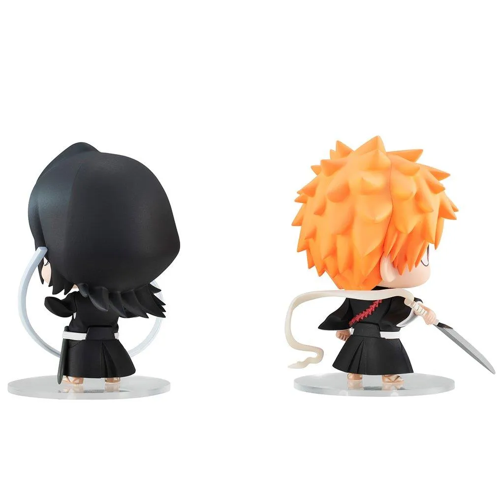 Bleach: ChimiMega Figurine Ichigo and Rukia Set of 2 with Bonus Card