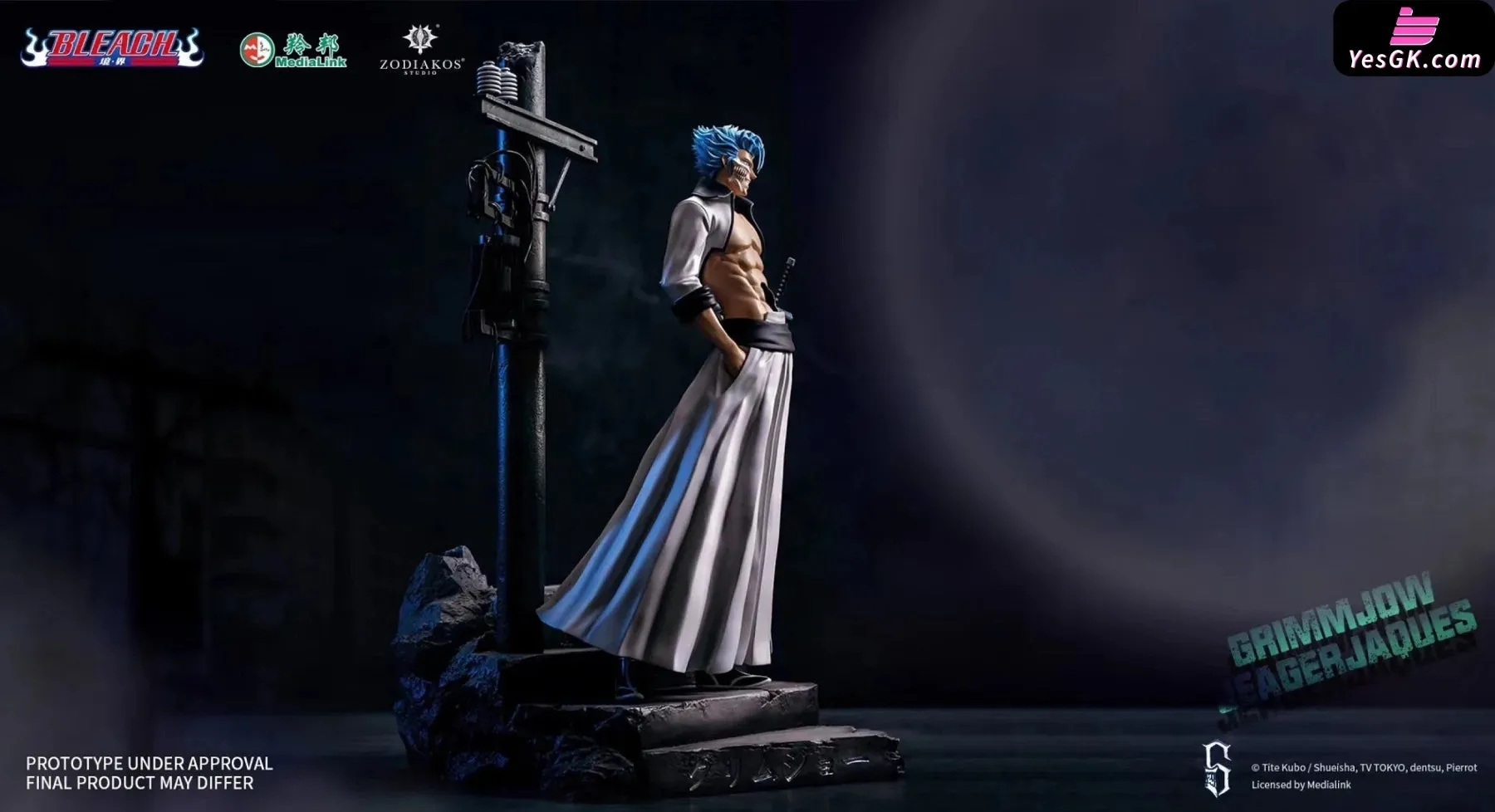 Bleach Grimmjow Jaegerjaquez (Licensed) Resin Statue - Zodiakos Studio [In-Stock]