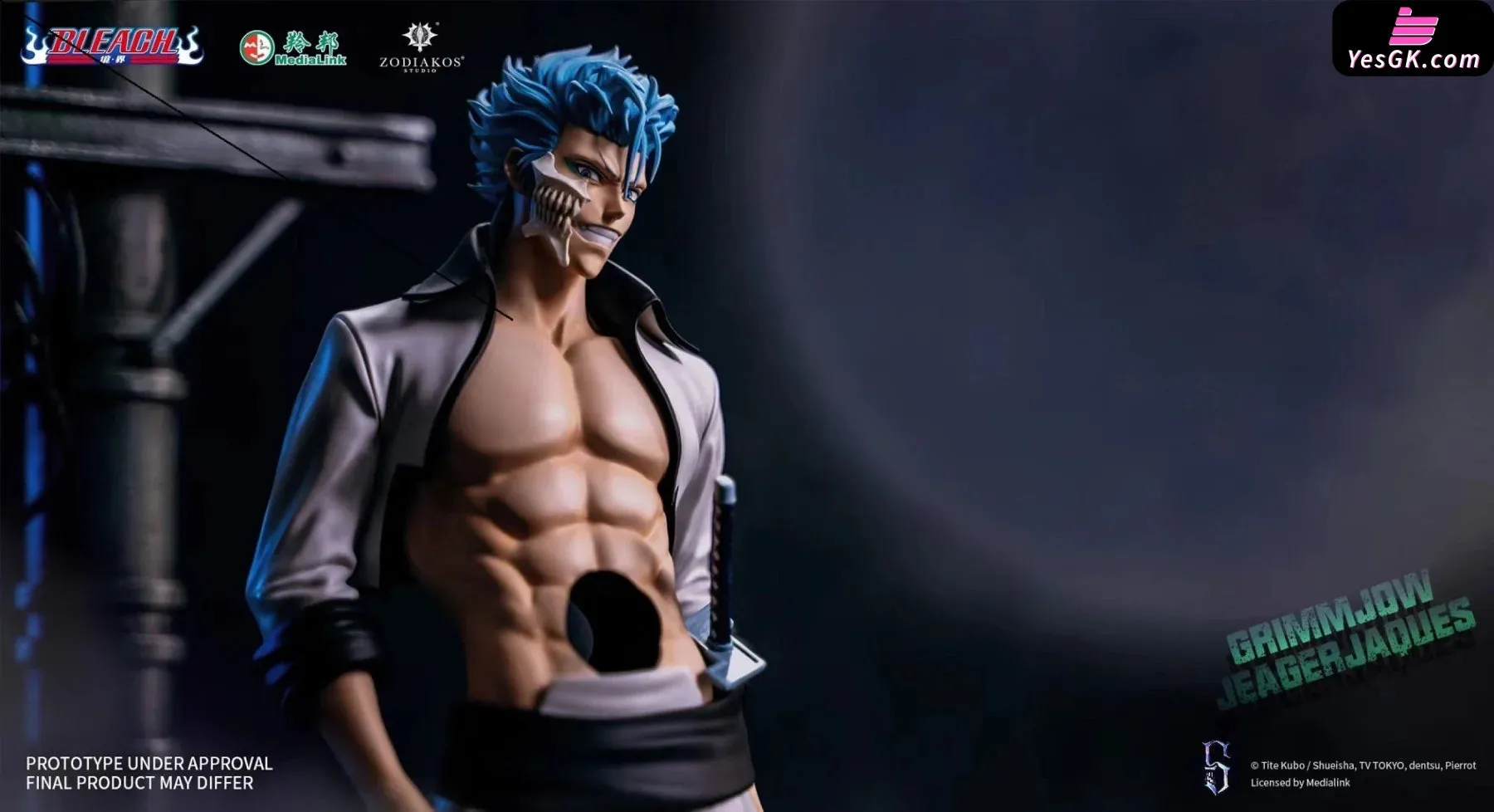 Bleach Grimmjow Jaegerjaquez (Licensed) Resin Statue - Zodiakos Studio [In-Stock]