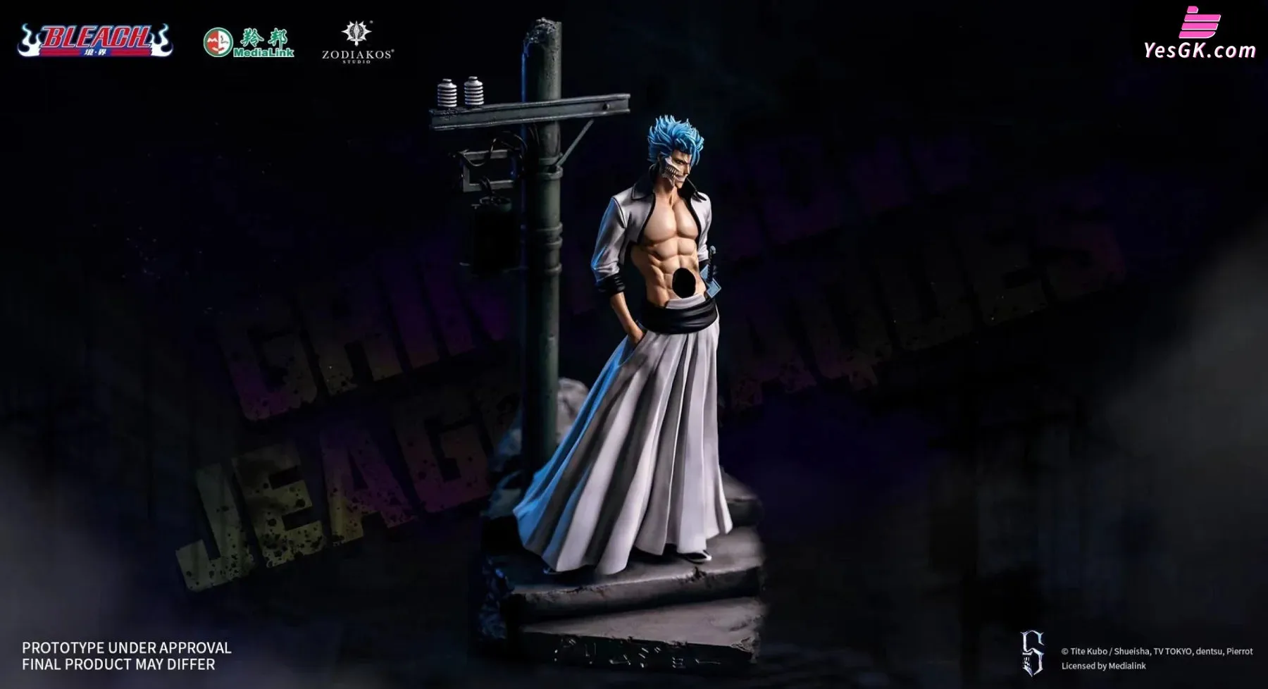 Bleach Grimmjow Jaegerjaquez (Licensed) Resin Statue - Zodiakos Studio [In-Stock]