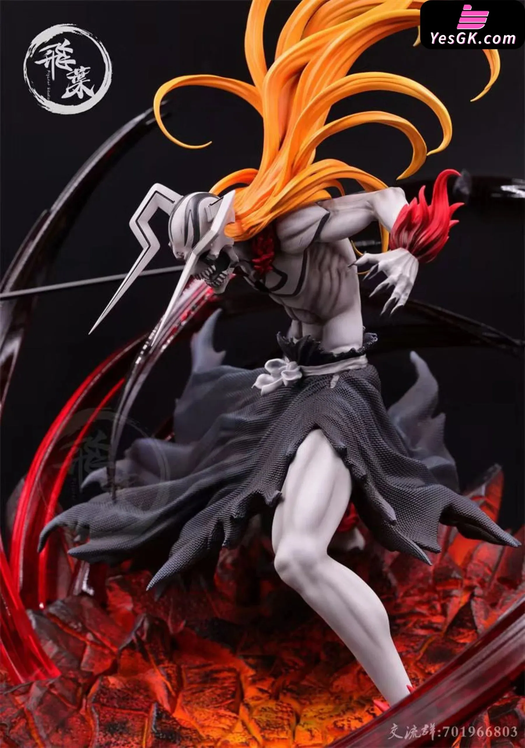 Bleach Kurosaki Ichigo Hollow Form Resin Statue - Fly Leaf Studio [In-Stock]