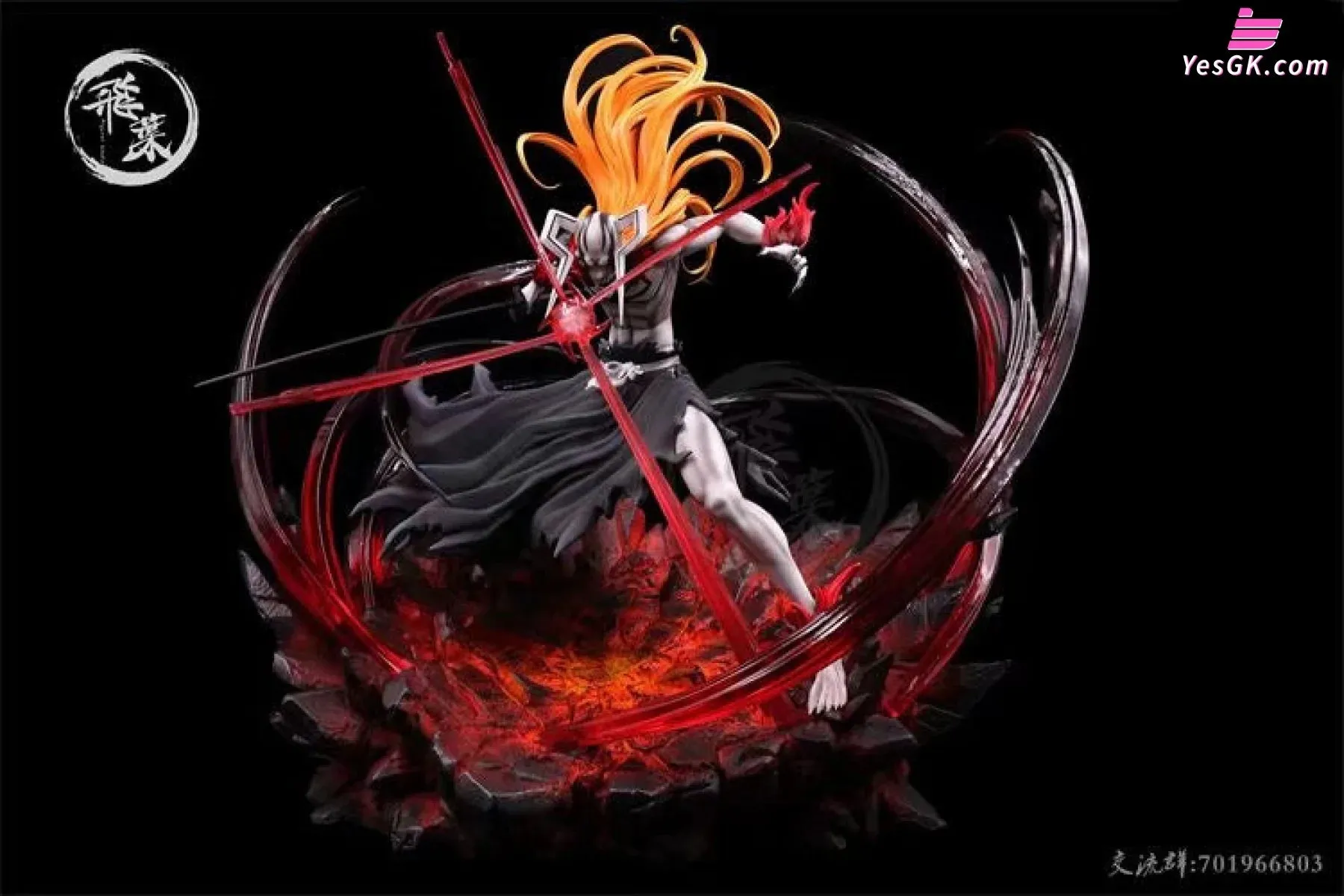 Bleach Kurosaki Ichigo Hollow Form Resin Statue - Fly Leaf Studio [In-Stock]