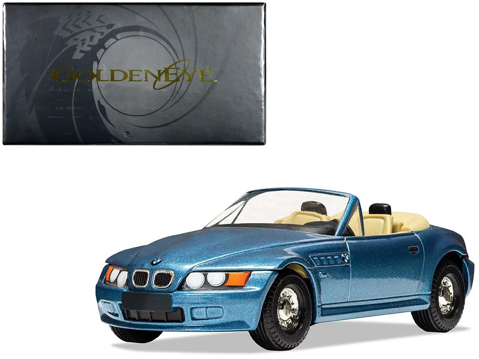 BMW Z3 Roadster Blue Metallic James Bond 007 GoldenEye (1995) Movie Diecast Model Car by Corgi