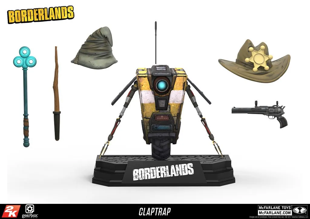 Borderlands Claptrap Deluxe Box Set Action Figure