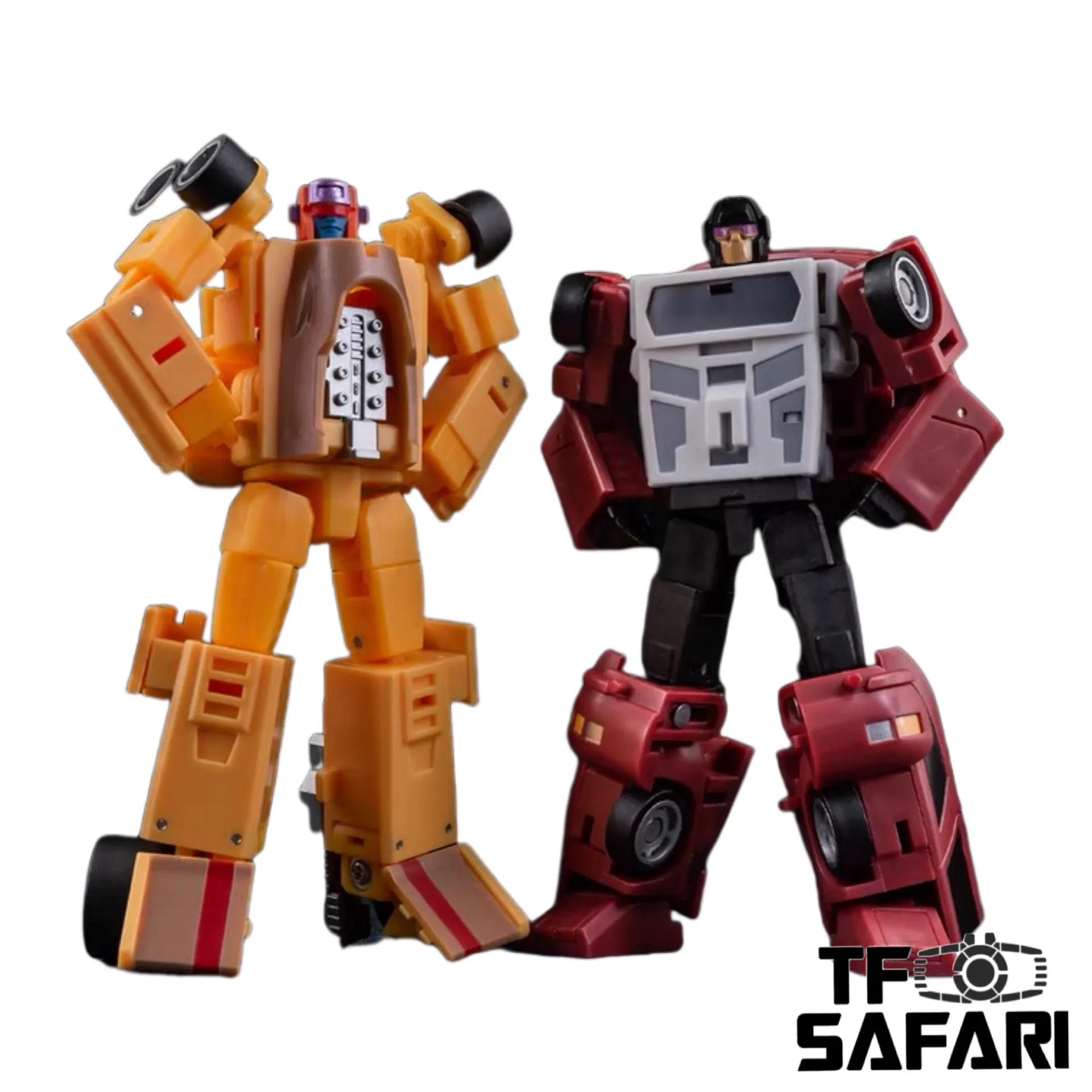 BW BW-002 Oversized KO MS-Toys MS-B12/ MS-B13 Pillage & Contain ( Dragstrip & Dead End, Menasor ) 2 in 1 set 11.6cm / 4.6"