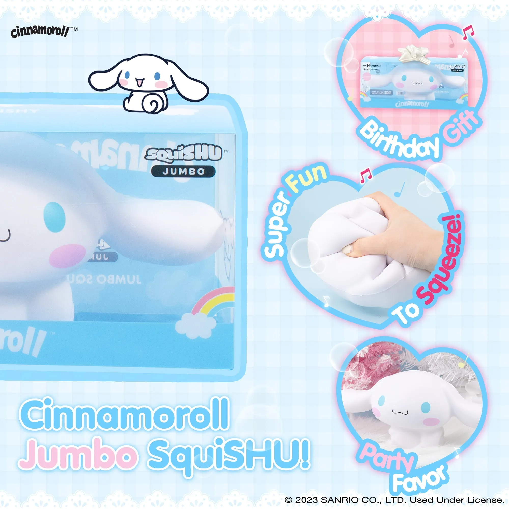 Cinnamoroll Jumbo Squishy Toy