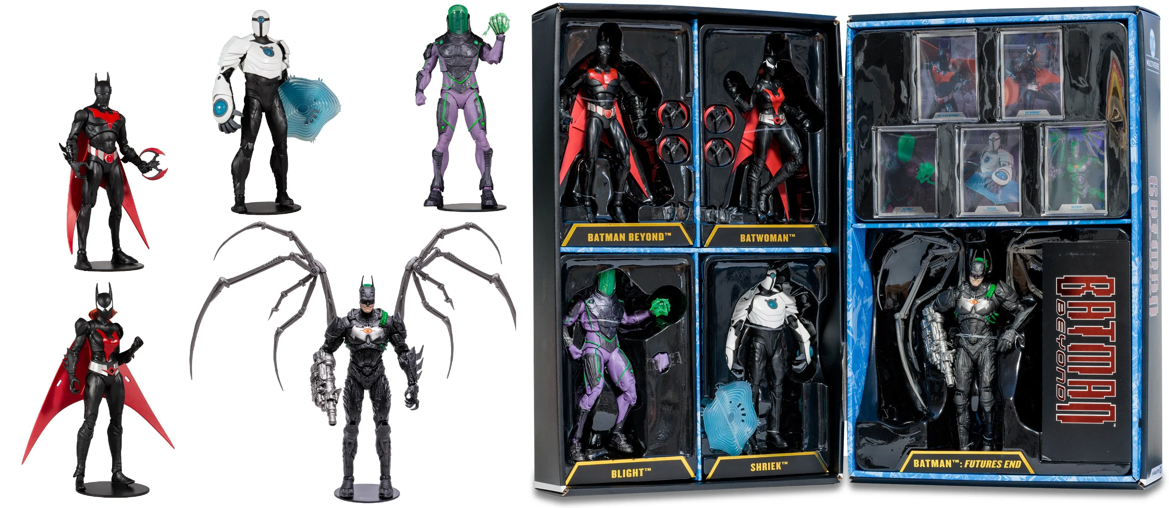 DC Multiverse Batman Beyond (Jokerbot 5 Pack) 7" Inch Action Figure Box Set (Target Exclusive) - McFarlane Toys