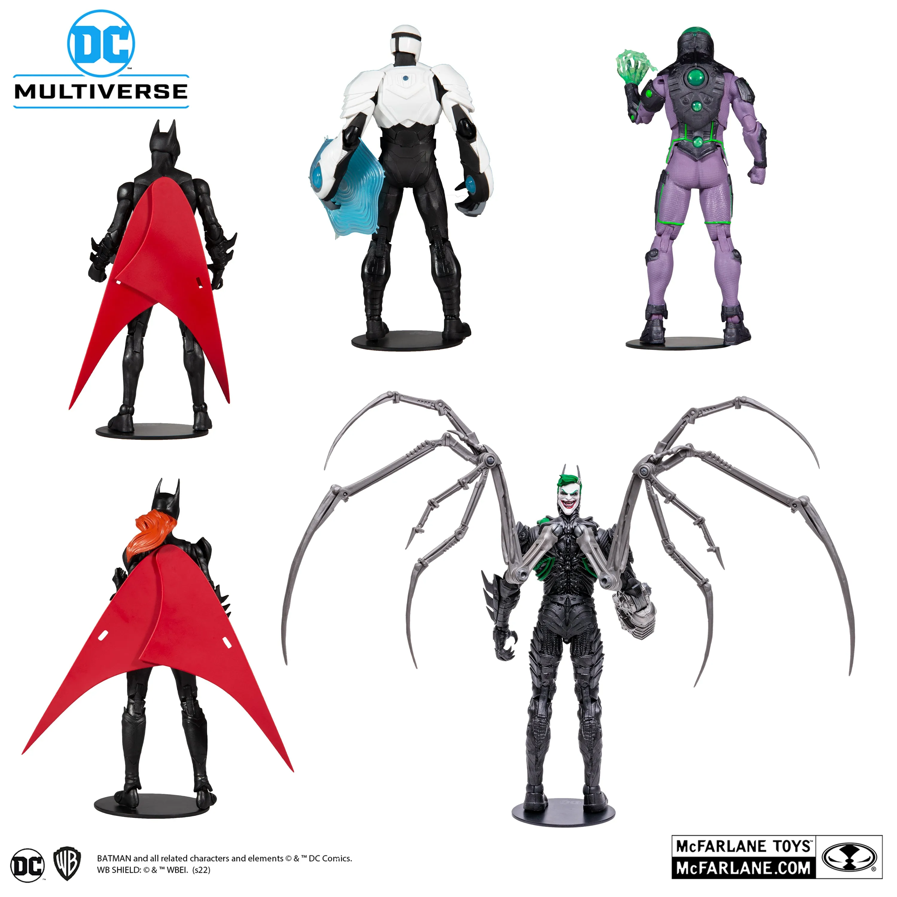 DC Multiverse Batman Beyond (Jokerbot 5 Pack) 7" Inch Action Figure Box Set (Target Exclusive) - McFarlane Toys