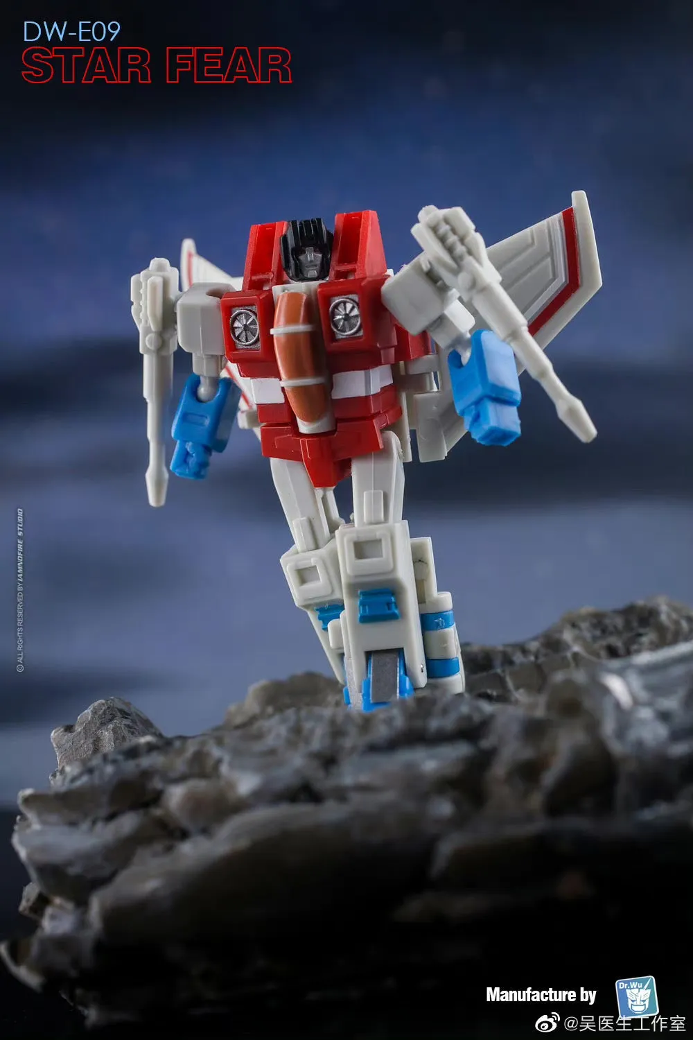 Dr.Wu & Mechanic Studio Extreme Warfare 6 Sets DW-E09 / 10 / 12 / 13/ 15 / 16 Seaspray / Starscream / Powerglide /  Thundercracker / Skywarp / Blaster fit to Earthrise Titan Class 2 in 1 set 6cm / 4.6"