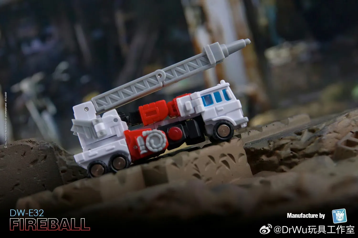 Dr.Wu & Mechanic Studio Extreme Warfare DW-E31 Gas Smoke ( Exhaust ) / DW-E32 Fireball (Airfire)  2 in 1 set 4.5cm