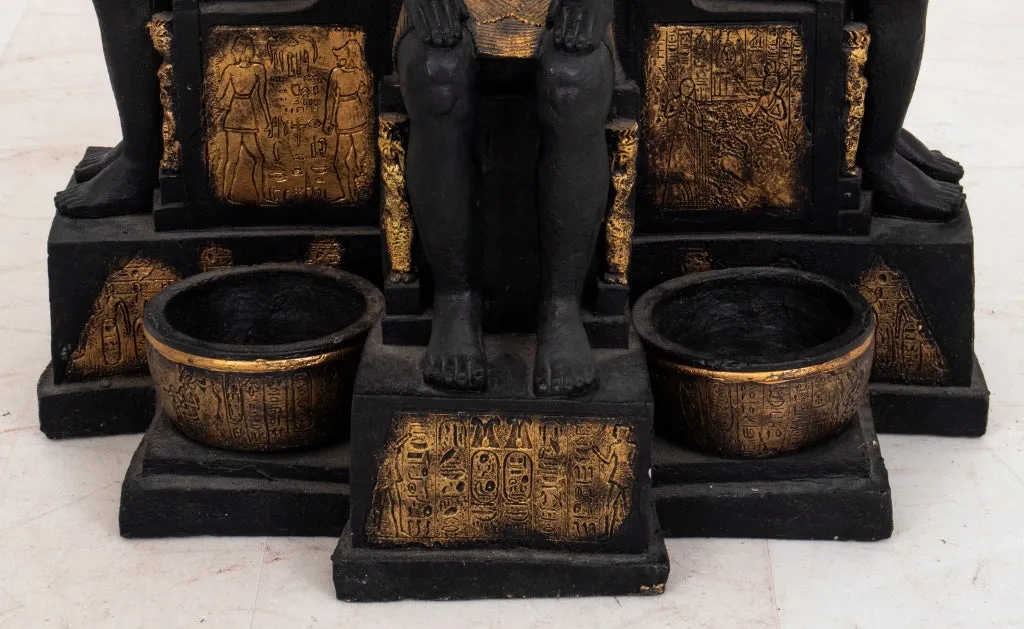 Egyptian Revival Style End Table, 20th c