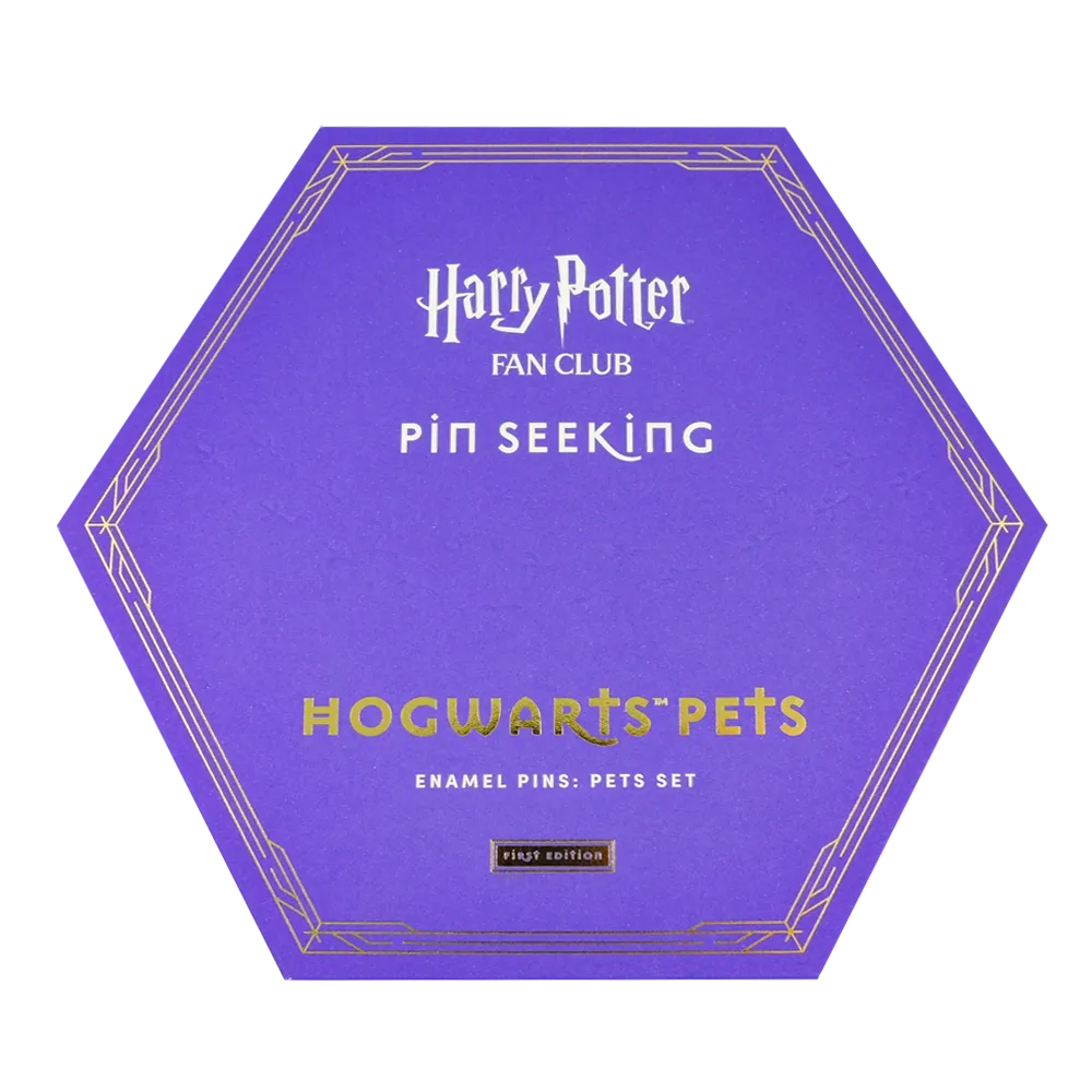 First Edition Hogwarts Pets Enamel Pins Set