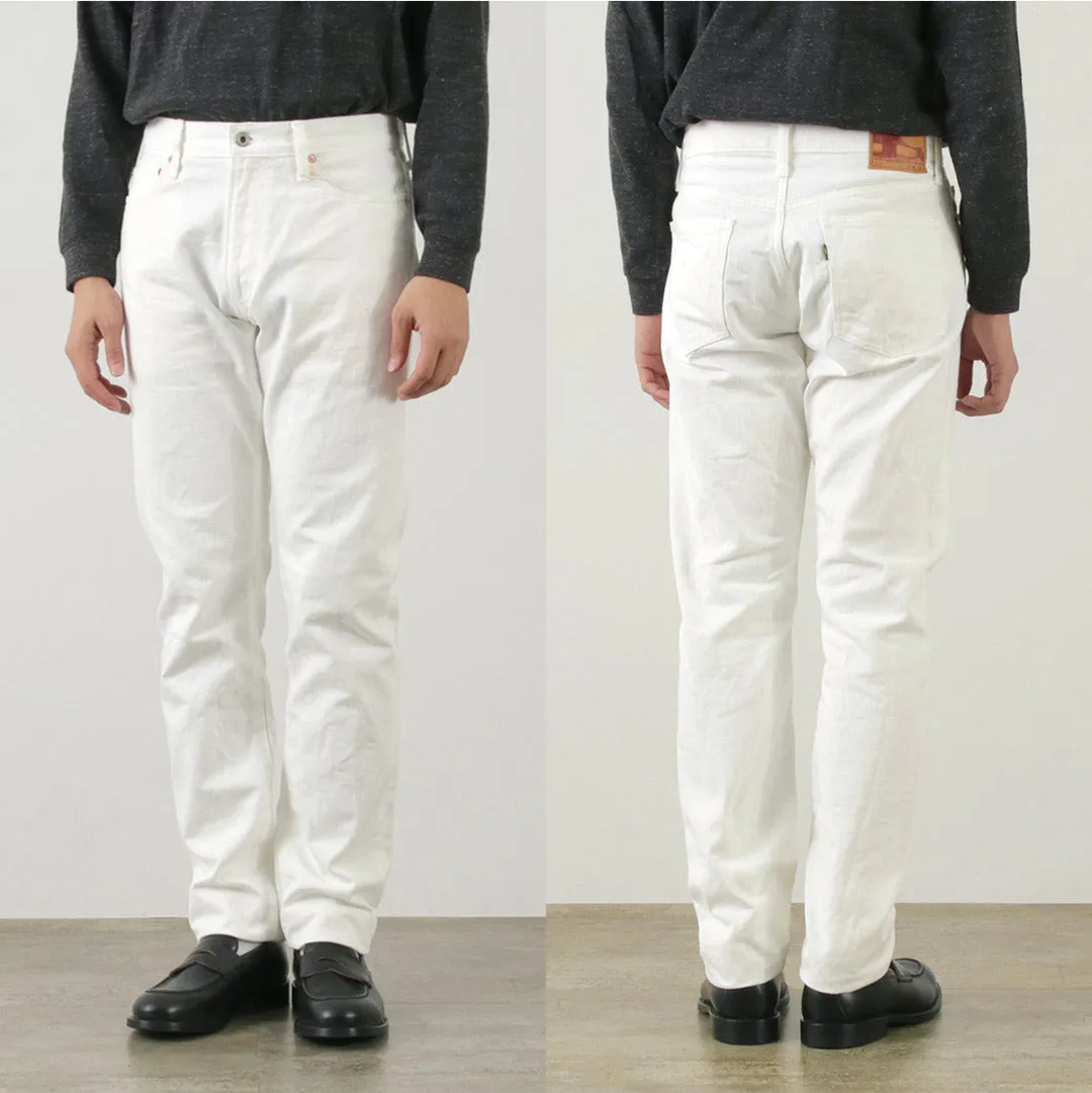 FOB FACTORY / F1153 White Denim 60 Twill 5P