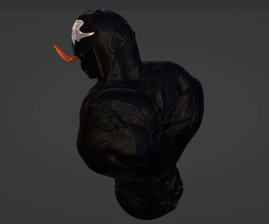 Free Venom Bust STL