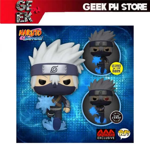 Funko Pop Animation Naruto: Shippuden Young Kakashi Hatake with Chidori Glow-in-the-Dark AAA Anime Exclusive sold by Geek PH Store