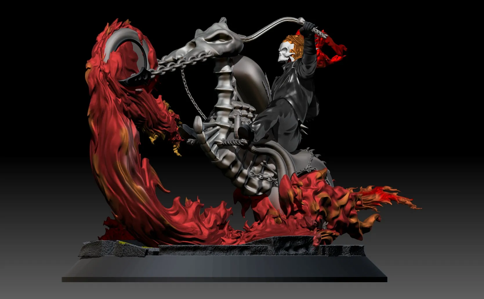 Ghost Rider Statue