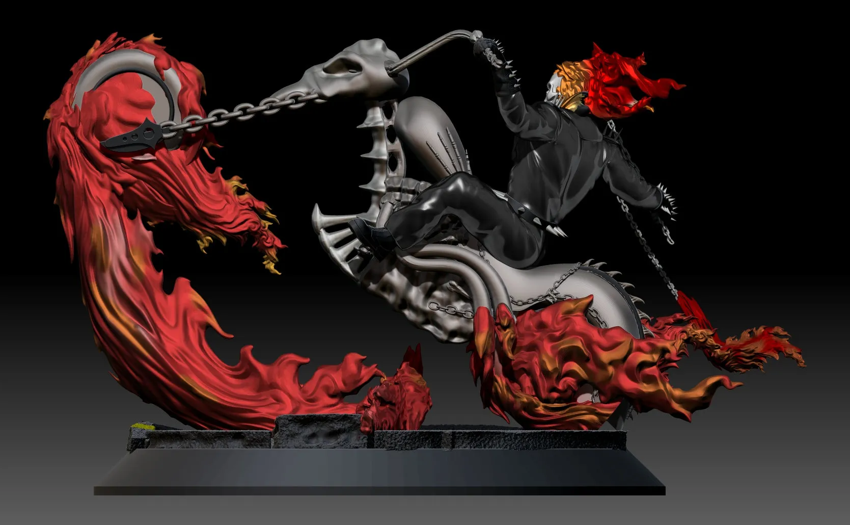 Ghost Rider Statue