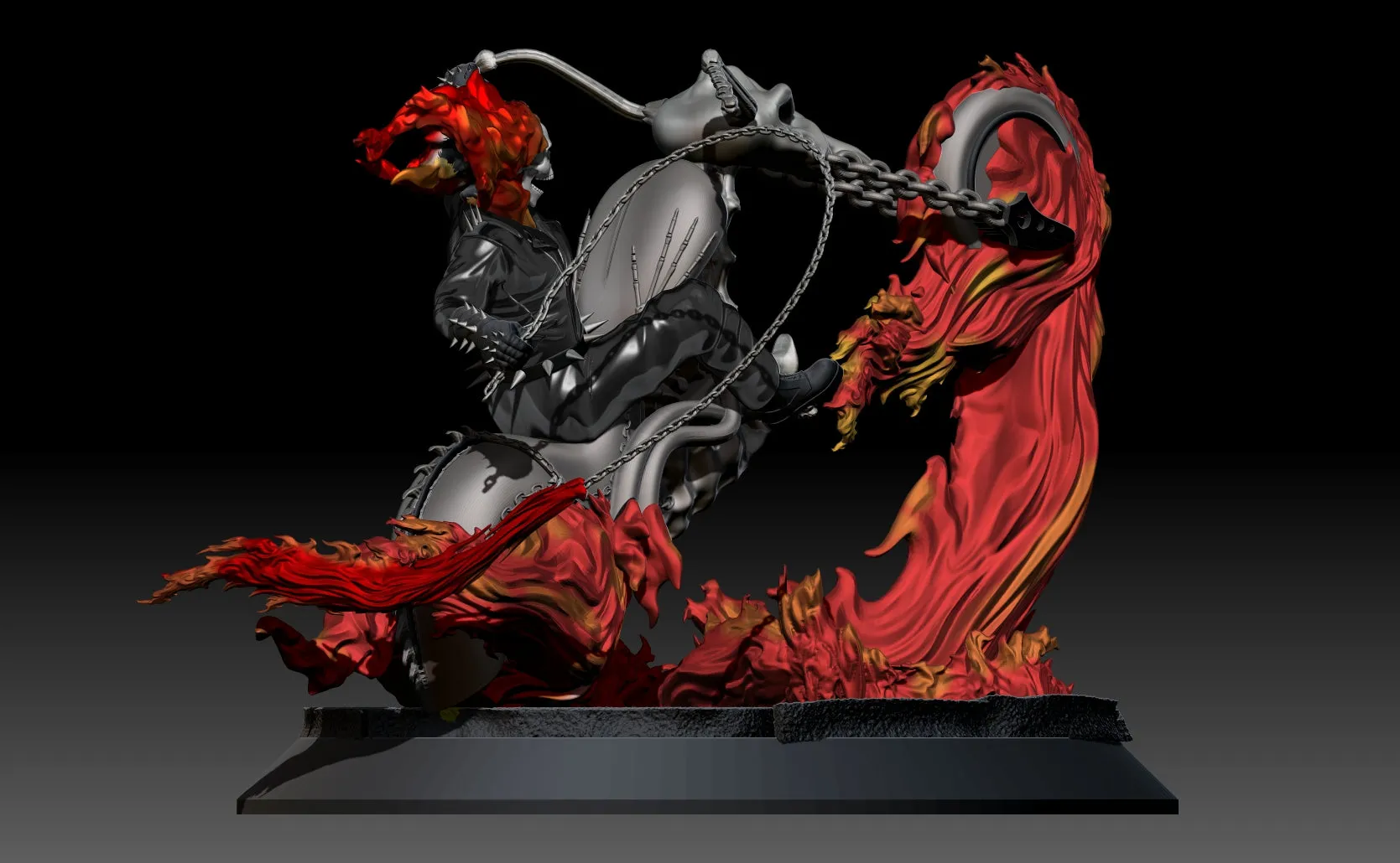 Ghost Rider Statue