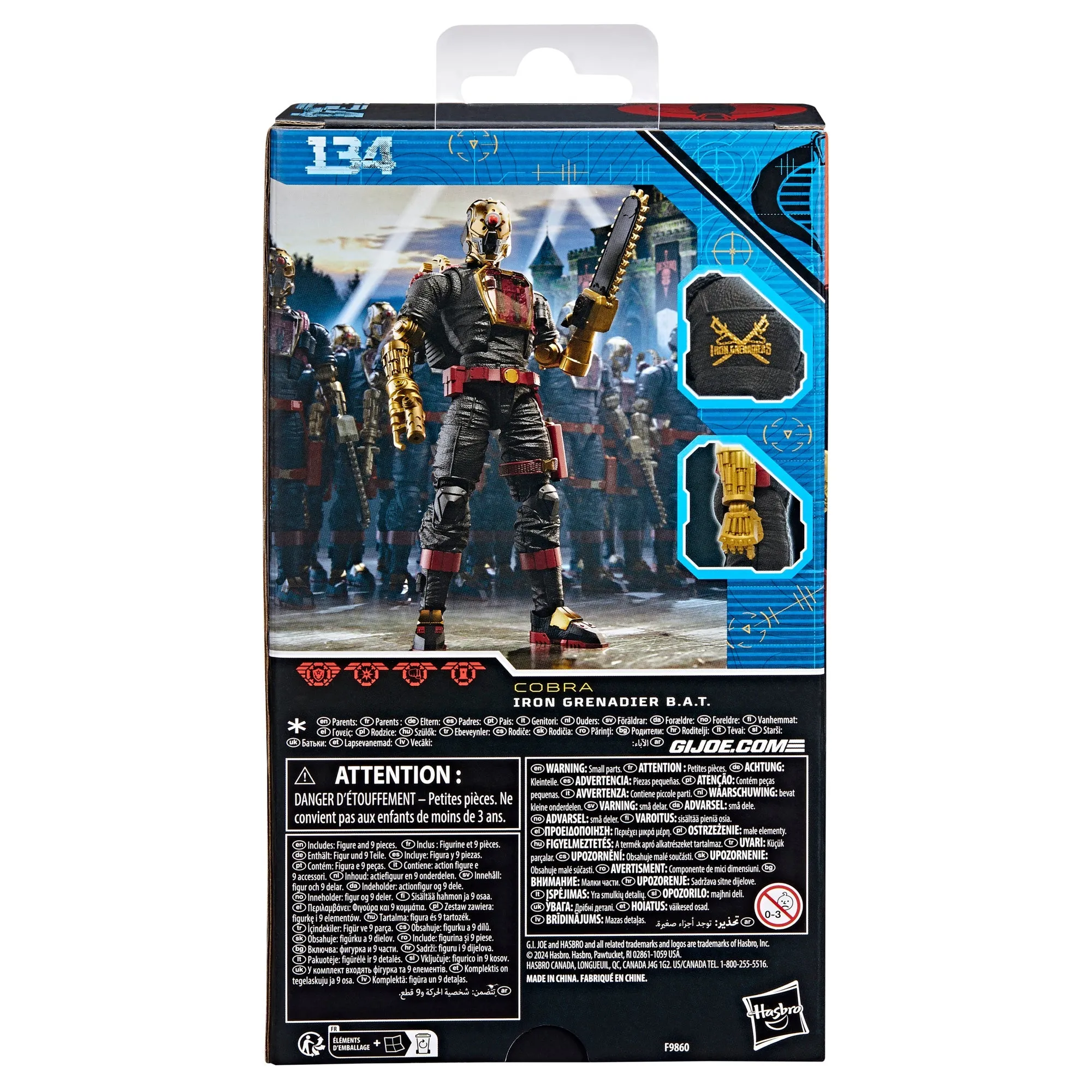 G.I. Joe Classified Series #134, Iron Grenadier B.A.T. - Presale