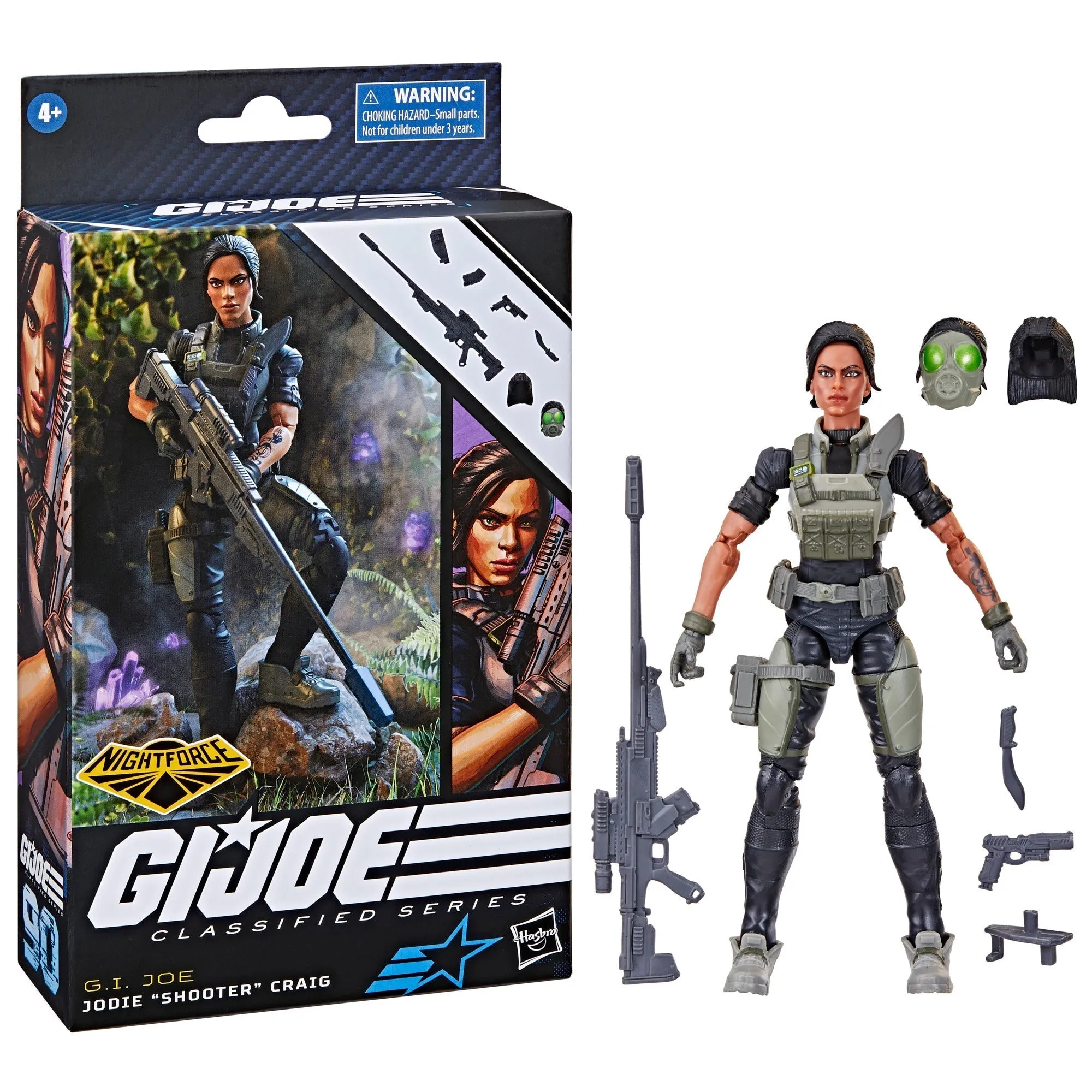 G.I. Joe Classified Series Nightforce Jodie "Shooter" Craig Figure