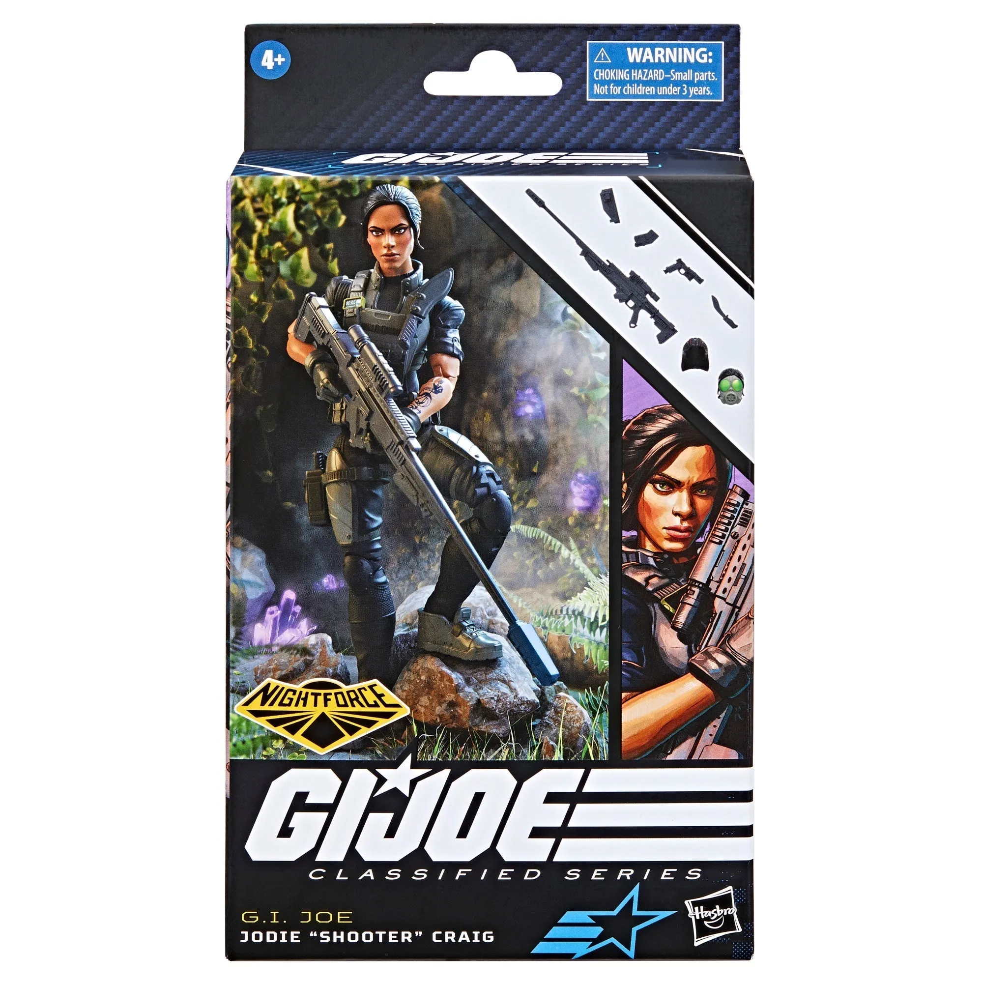 G.I. Joe Classified Series Nightforce Jodie "Shooter" Craig Figure