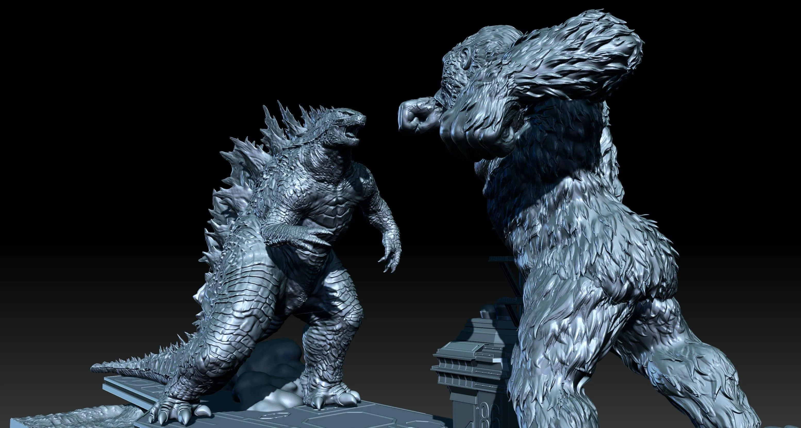 Godzilla Vs Kong STL