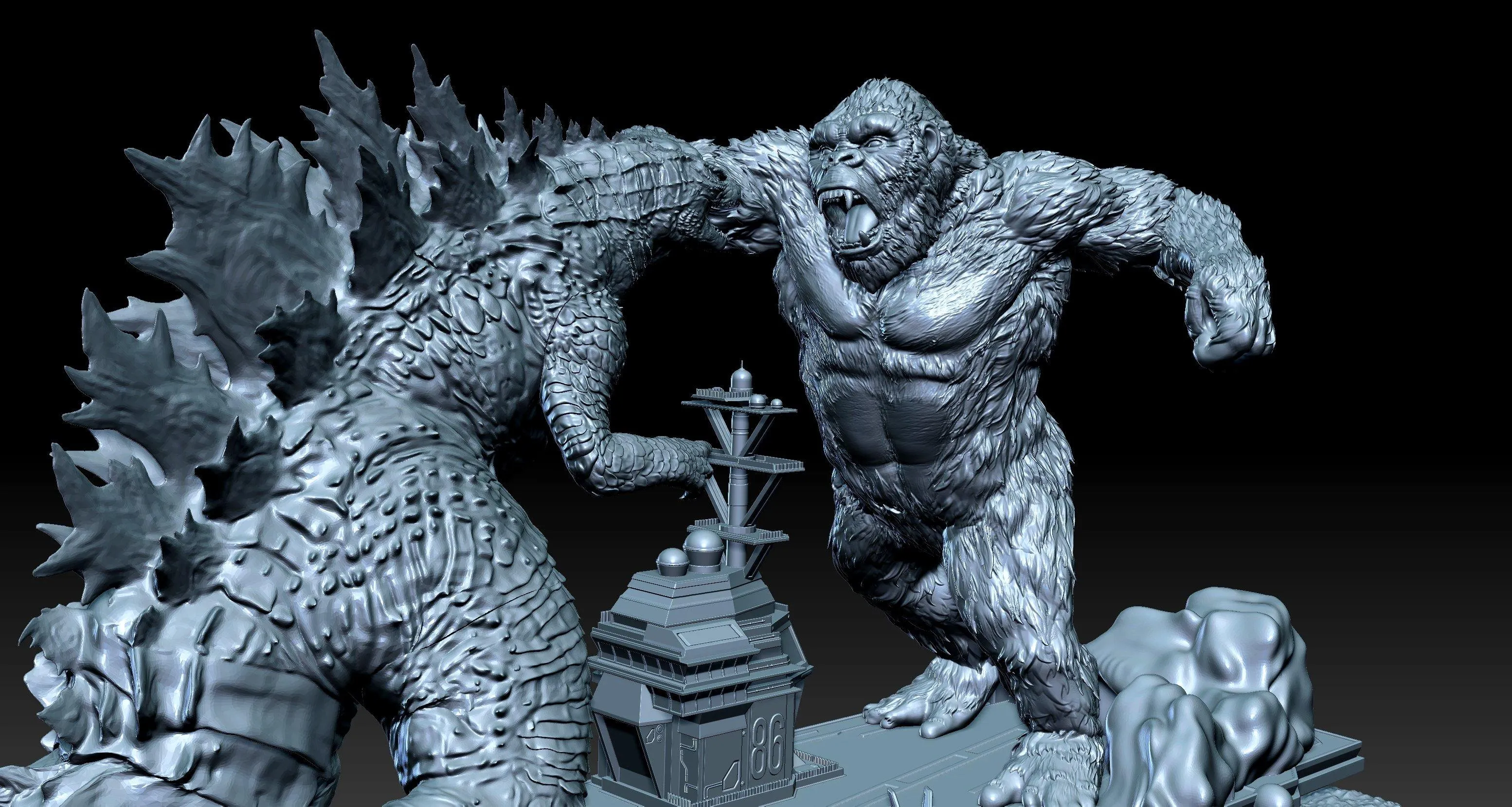 Godzilla Vs Kong STL