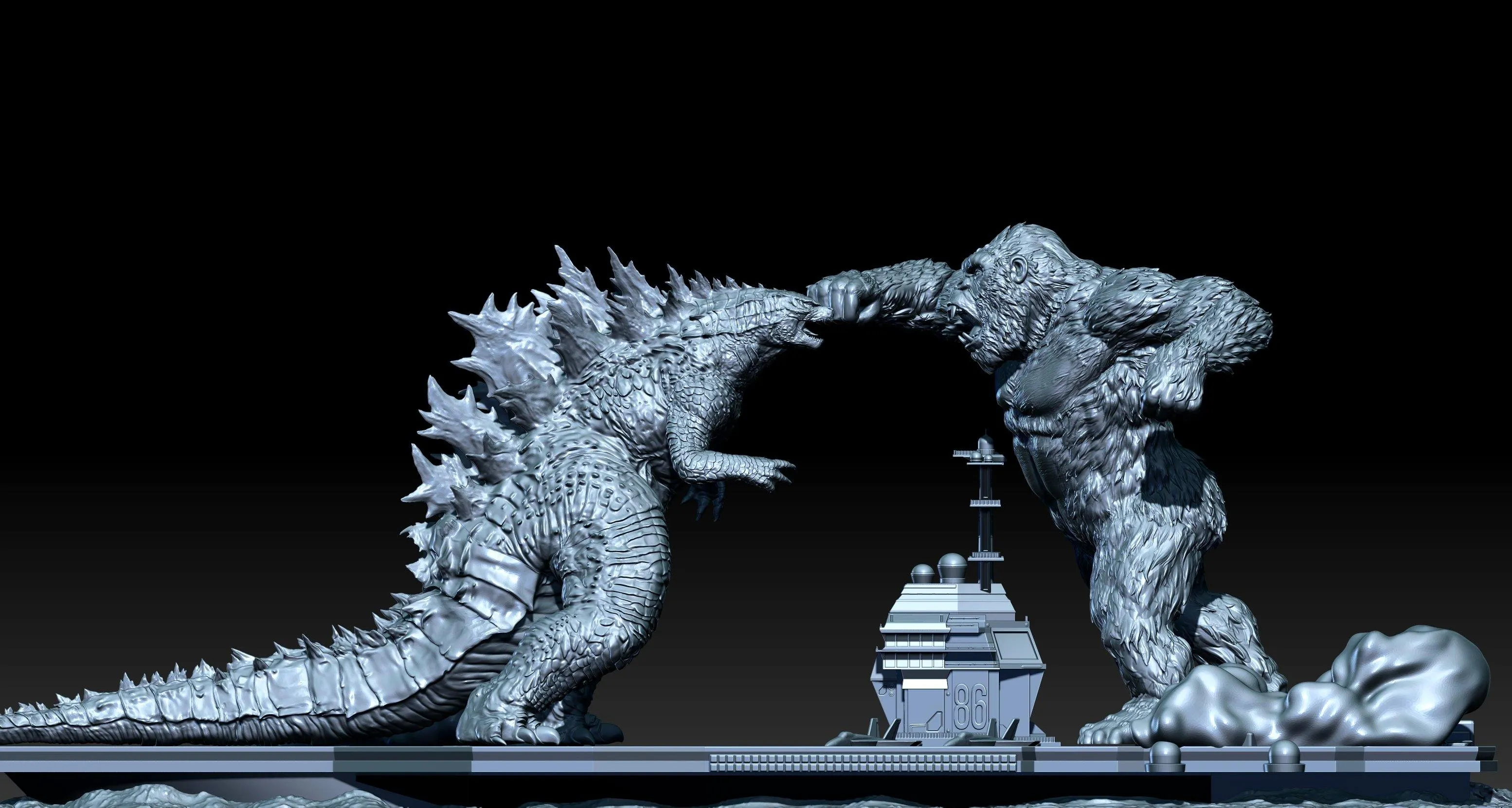 Godzilla Vs Kong STL